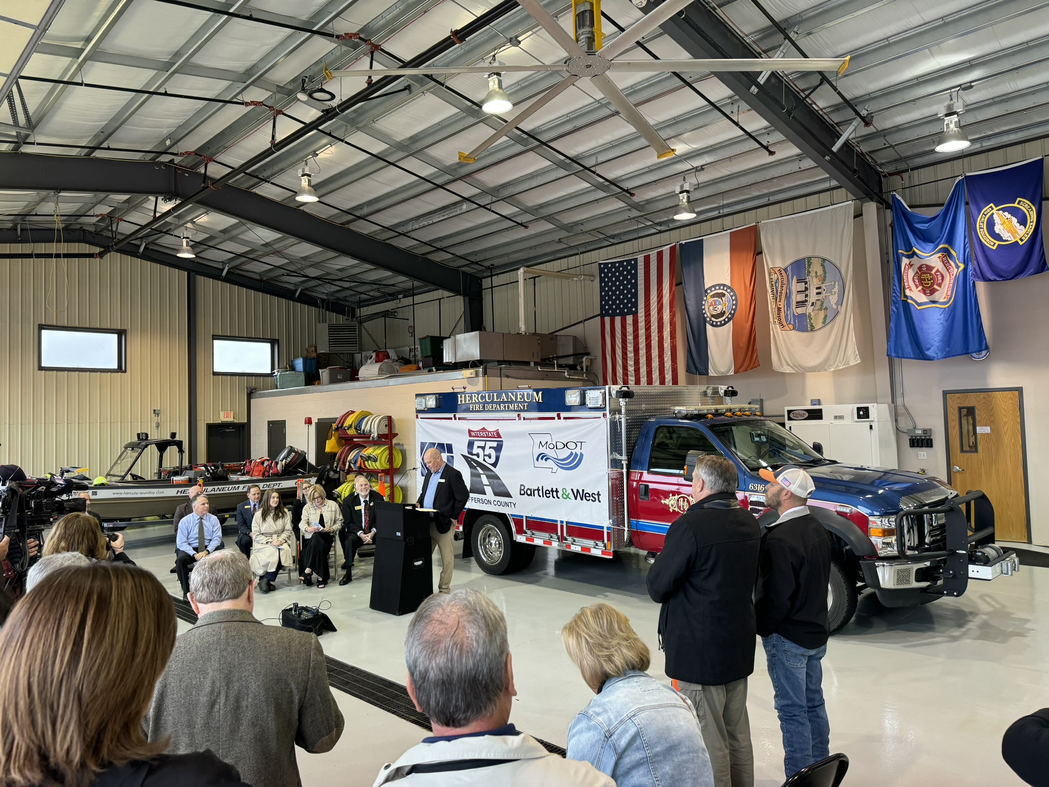 MoDOT I-55 ground breaking ceremony