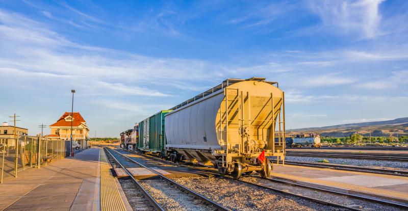 Industrial site rail access engineering project