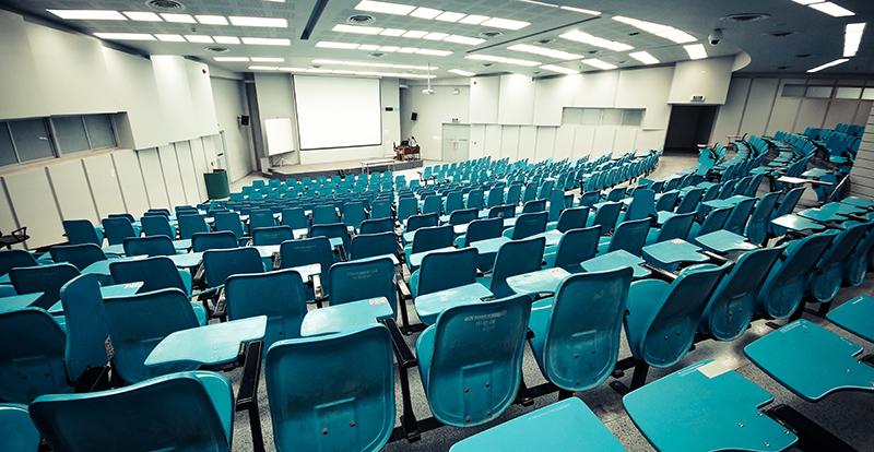 empty classroom