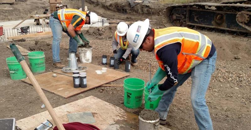 Roadway material testing for NDDOT