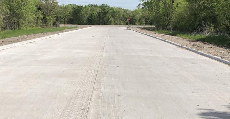 Road design improves storm drainage and resilience