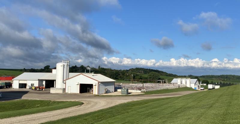 Upgrade biogas from farm digester into renewable natural gas