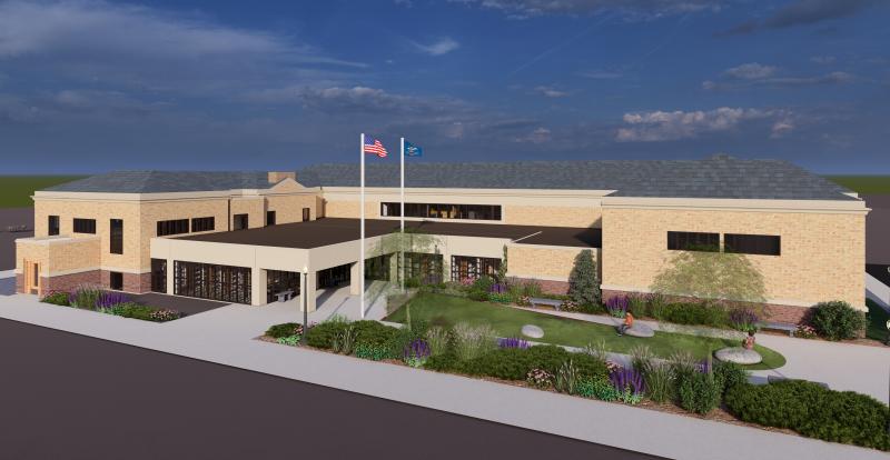 Dickinson Area Public Library entrance