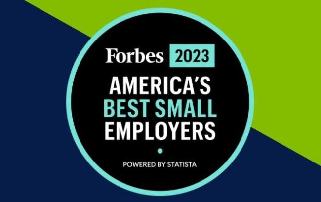 Forbes America's Best Small Companies 2023 logo