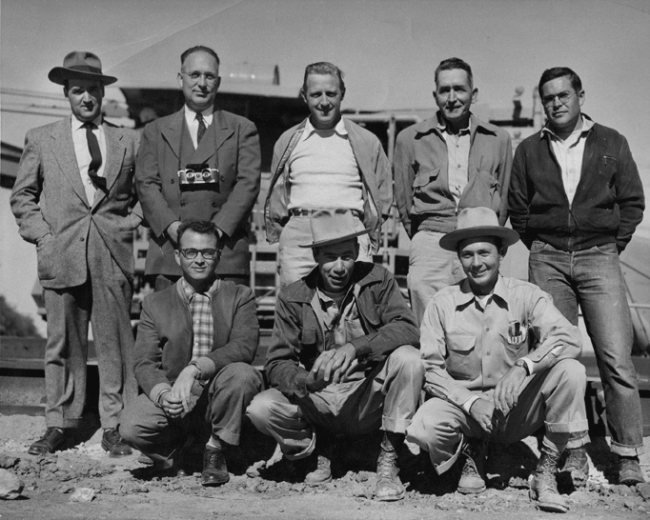 Bus Bartlett, Charlie West and the first group of employees at Bartlett & West